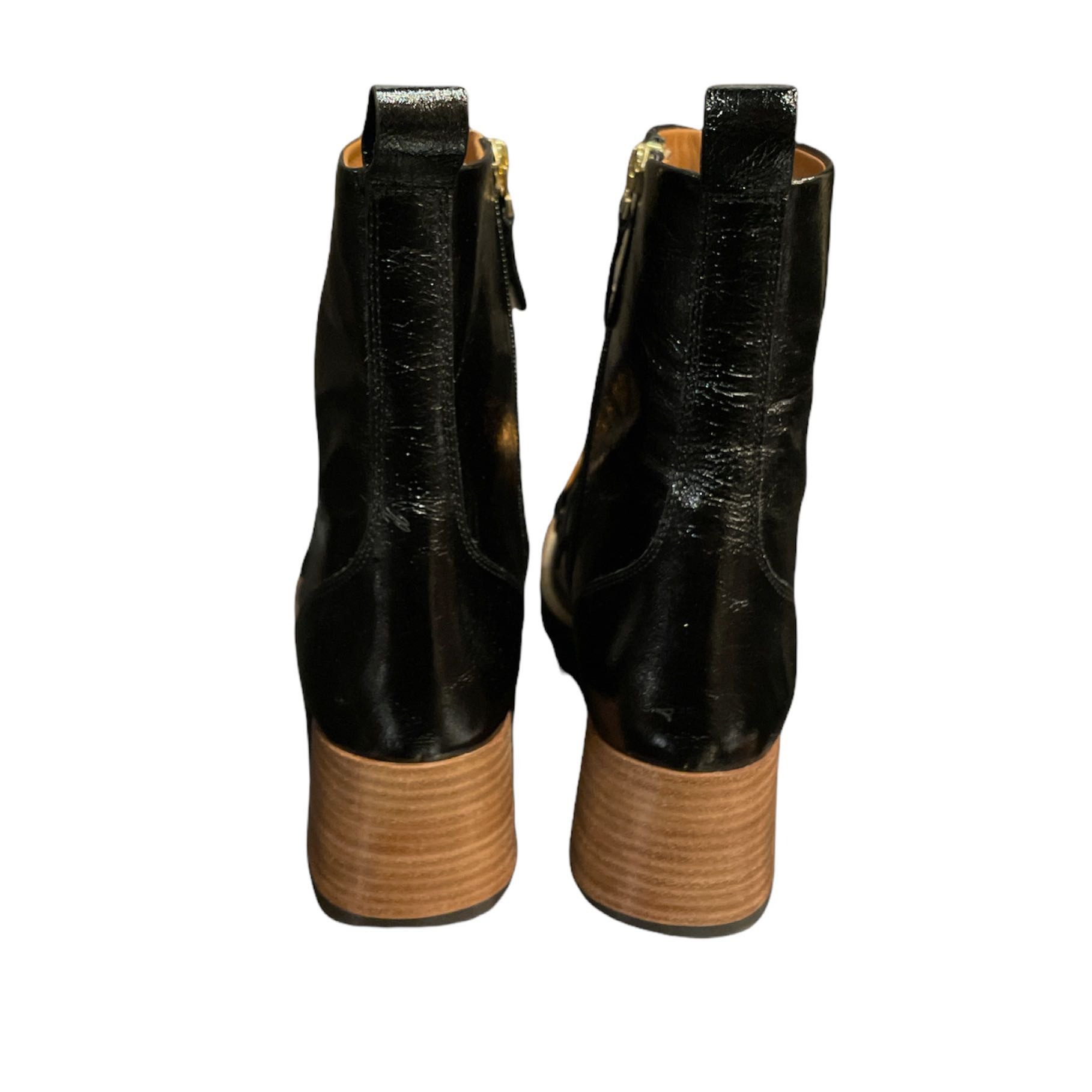 BRUNO PREMI ブルーノ プレミ エナメルショートブーツ シューズ