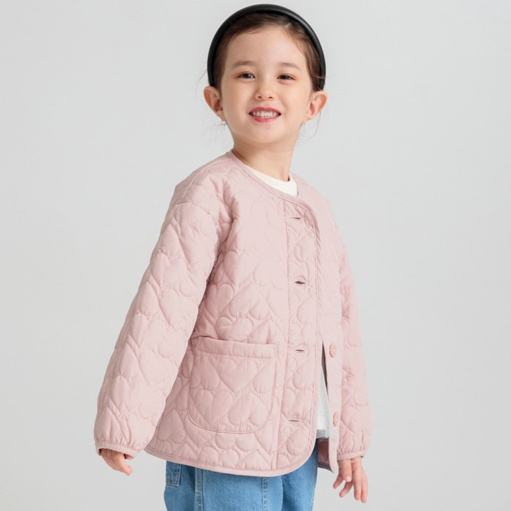 ハートキルティングジャケット 2024秋冬 ｜子供服&ベビー服