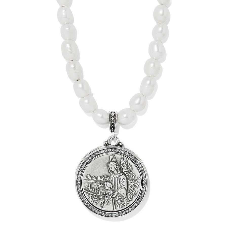 Guardian Angel Locket Necklace - Brighton