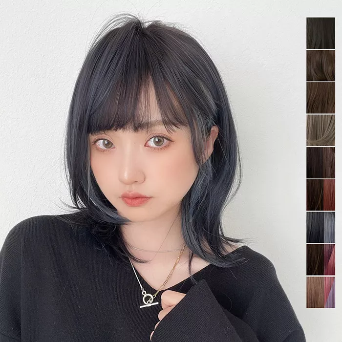インナーカラーレイヤーミディ（ミディアムウィッグ）｜ウィッグのこと