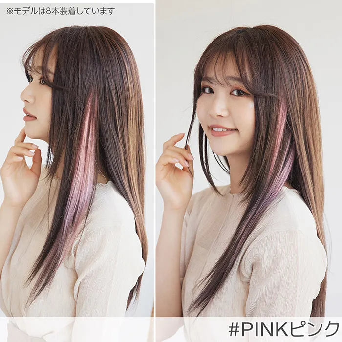 人毛シールエクステ10本分(5シート)（ポイントウィッグ）｜ウィッグの