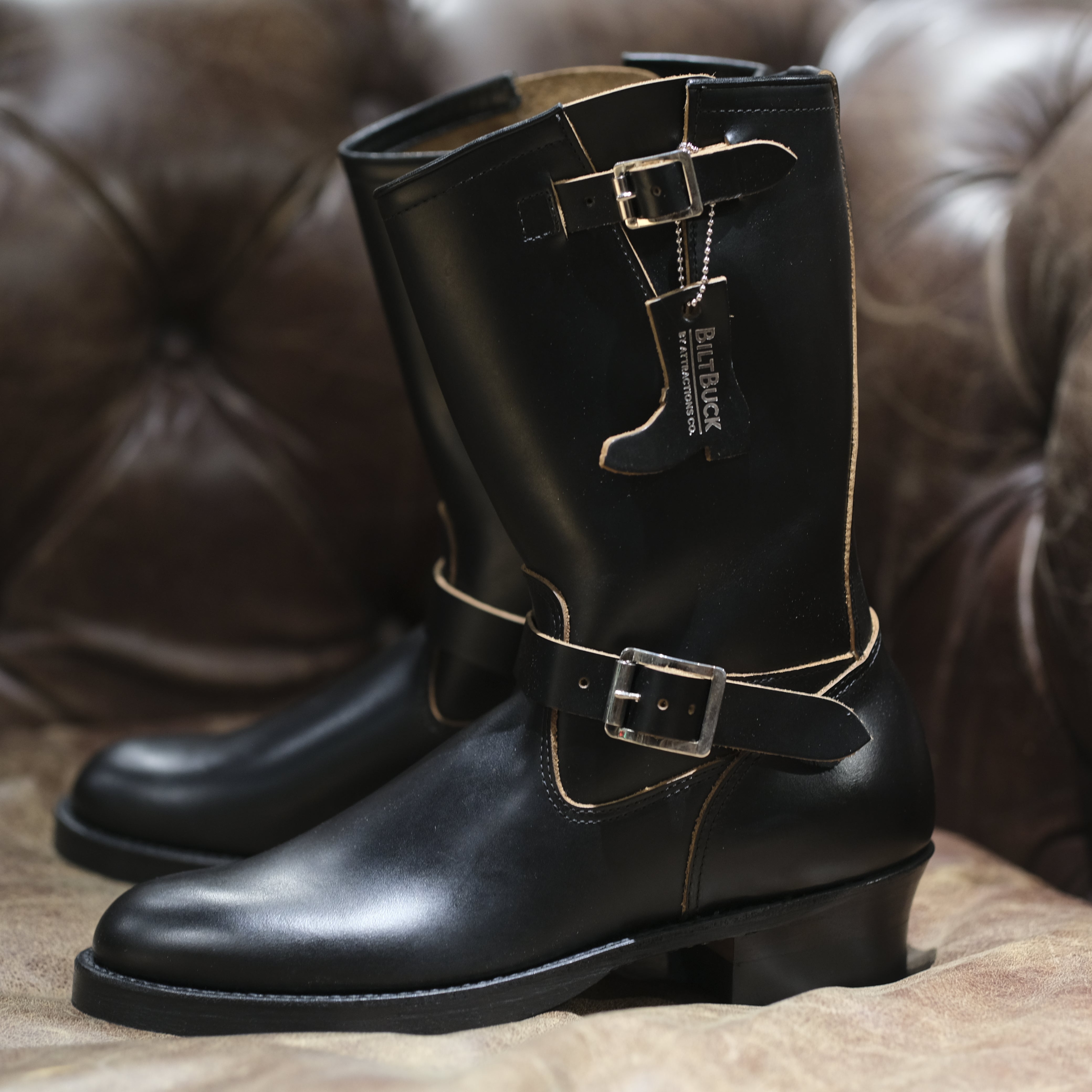 Attractions - Biltbuck Lot.269 Steerhide Engineer Boot – BROGUE