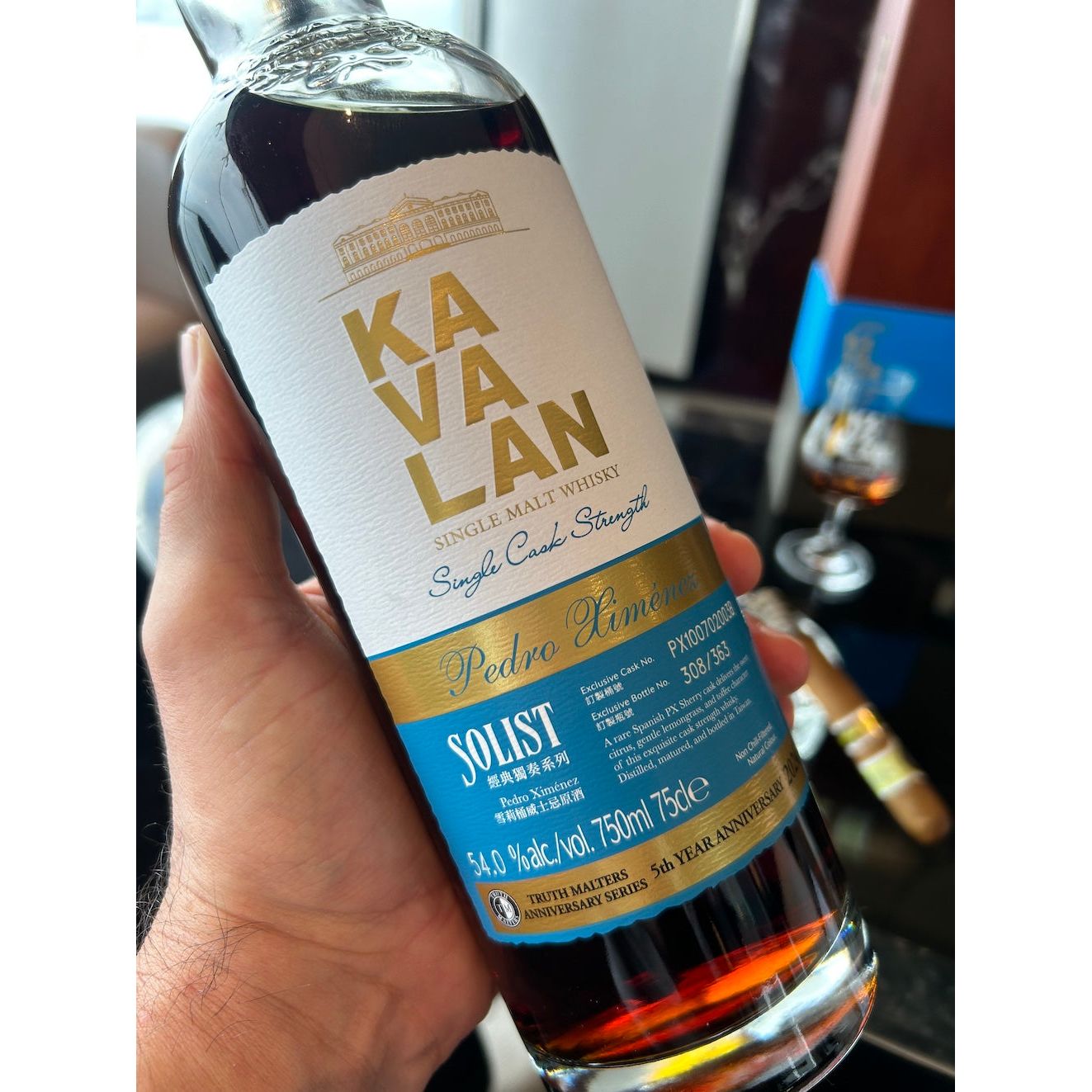 Kavalan Truth Malters 5th Anniversary Solist PX Sherry Cask