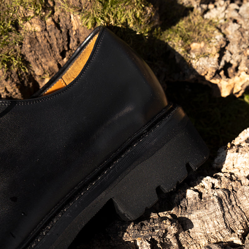 NEW】98348 / BLACK CILP WASH LEATHER (COMMANDO EVA SOLE) - Jalan