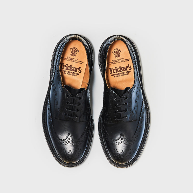 カジュアルシューズ | M5633 BOURTON / BLACK CALF (DAINITE SOLE