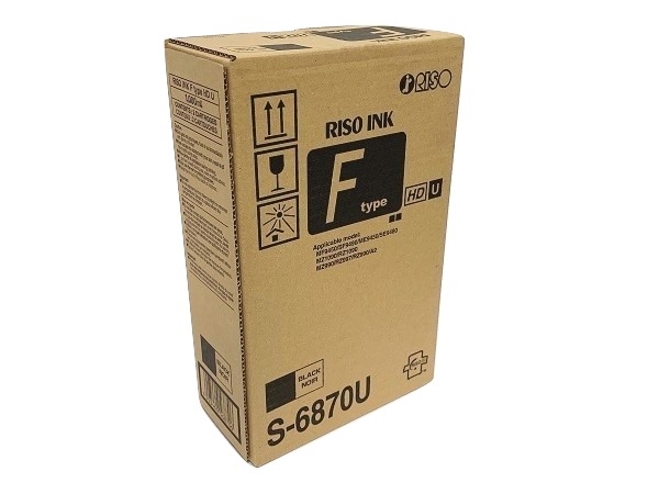 Risograph S-8134U HD Black Ink Box of 1000ML Tubes | GM Supplies