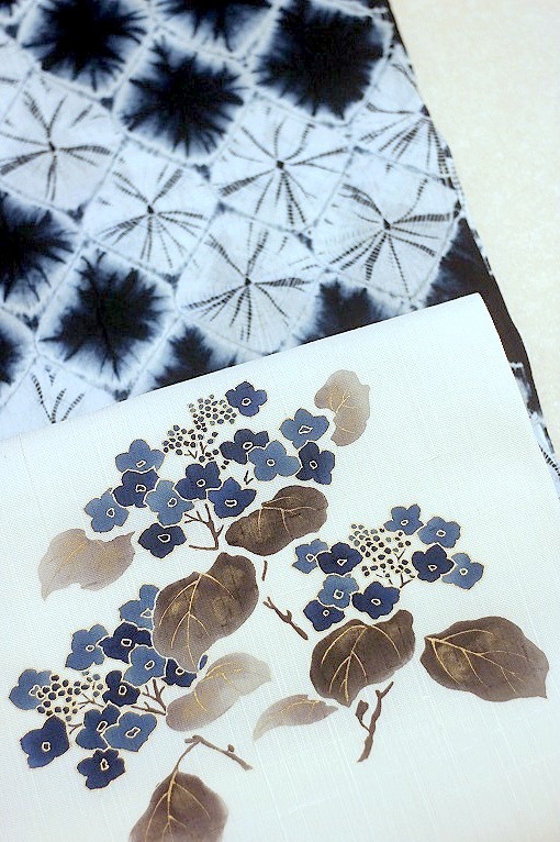 工藝絞り/有松絞り 飛び手蜘蛛絞り 玉井留美