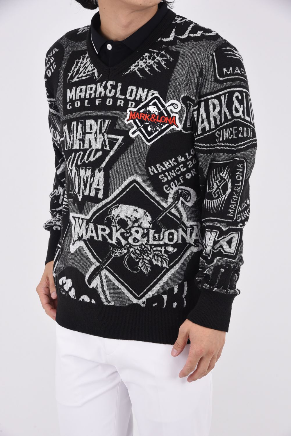 MARK ＆ LONA - 【2024AW 木村拓哉さん着用 VOL.2】 AXL VEE NECK KNIT