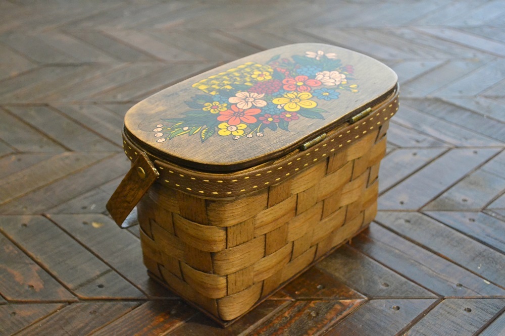 カロナンバスケット/レトロフラワー(1) - ガジェットモード