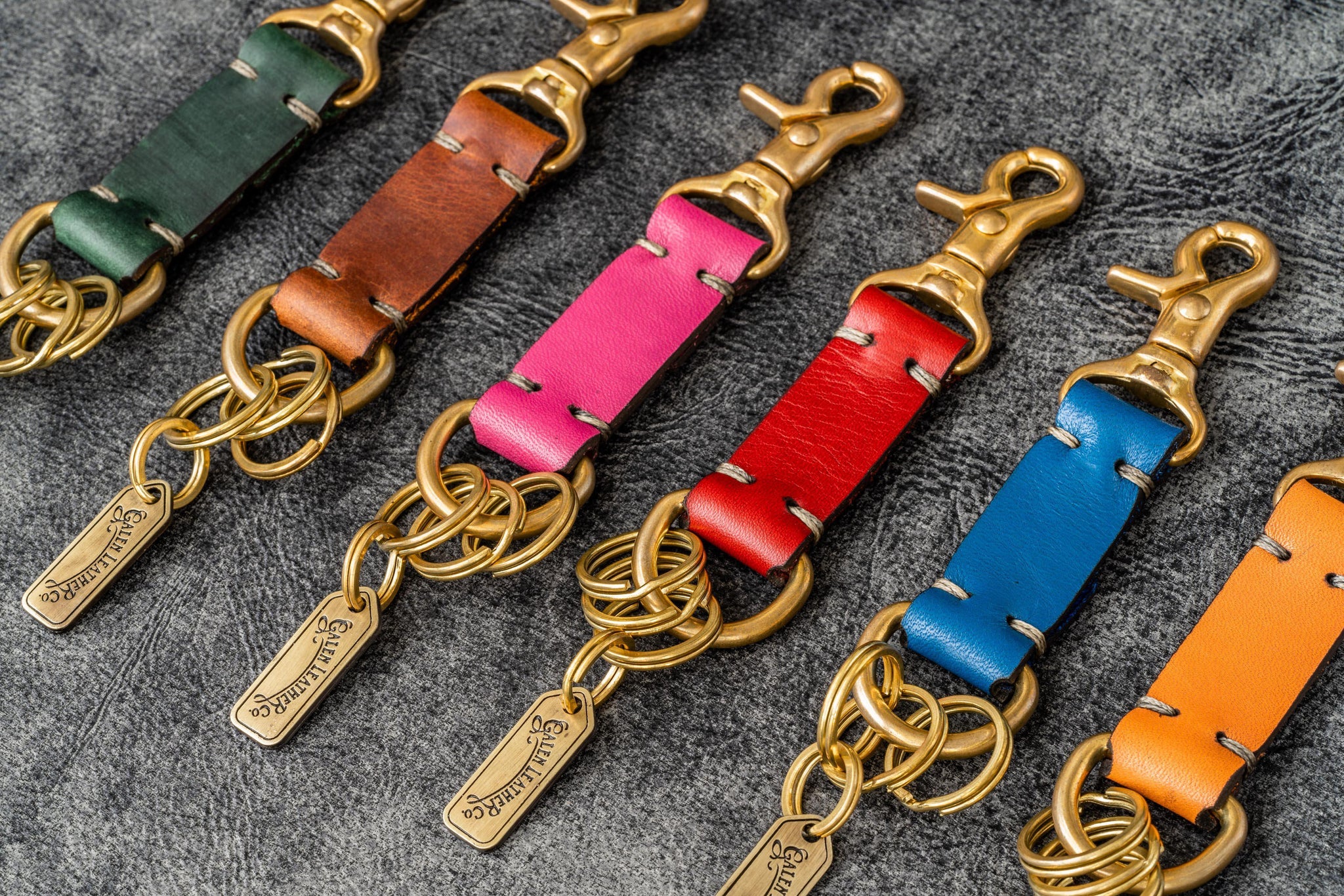 Handmade Leather Key Holder Texas - Handstitched | Galen Leather