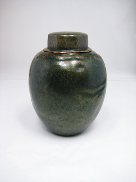 茶道具・古道具・煎茶道具・打出し・鎚起銅器茶壺・玉川堂製 茶道具