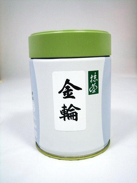 丸久小山園 抹茶 濃茶 金輪 100g缶 茶道具・古道具・古美術・韓国