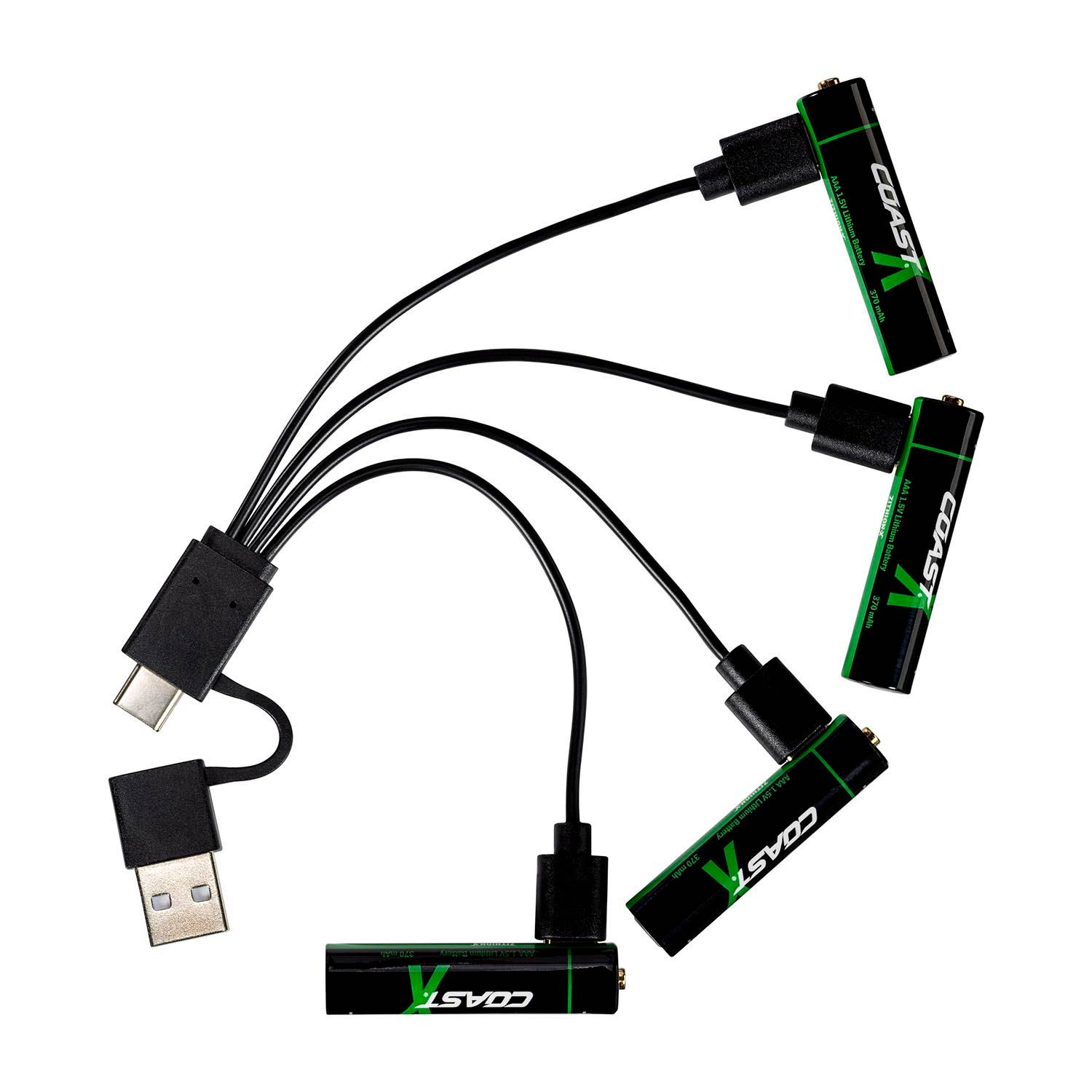 Coast Zithion-X AAA 4 Pack Rechargeable Batteries | Galls