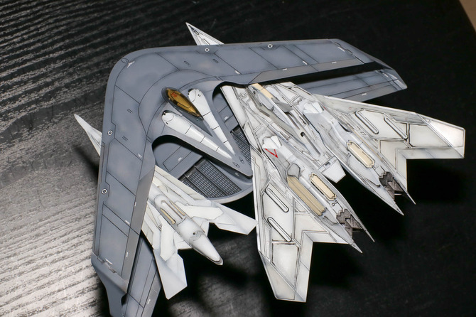 エースコンバット』コトブキヤ1/144「X-49 ナイトレーベン」プラモデル