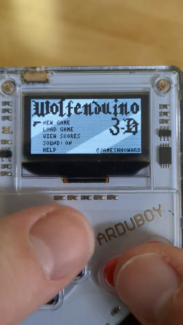 小さくてもヌルヌル動く！親指サイズの8-bitデメイク版『Wolfenstein