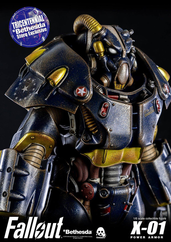 Fallout』の「X-01 パワーアーマー」フィギュアにベゼスダ・ストア限定
