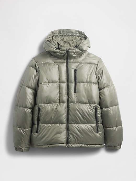 Recycled Heavyweight Puffer Jacket | Gap
