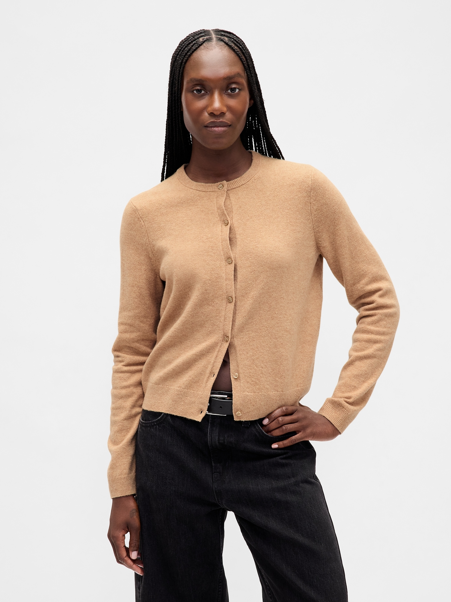 Crew Neck Cardigans | Gap Canada