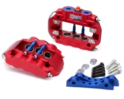 GARAGE-RUF / 英国KAD製 6ポットアルミキャリパーセット Aタイプ