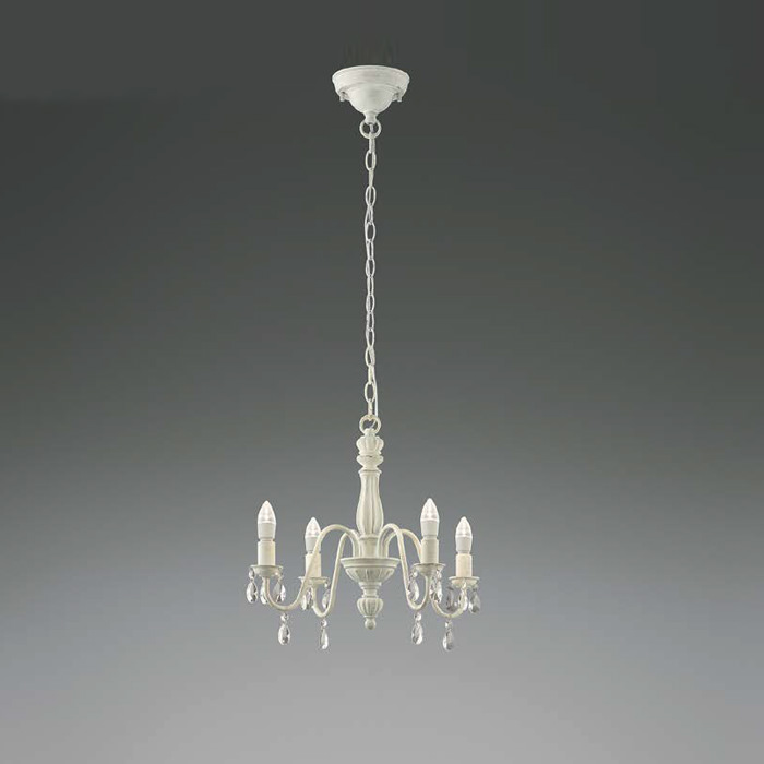 Shabby 4灯シャンデリア | 160W相当｜照明のライティングファクトリー