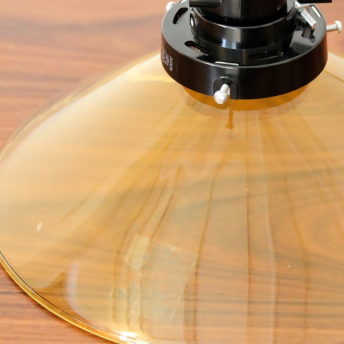 昭和レトロ ラジオソケット ペンダントライト｜アンバー｜照明の