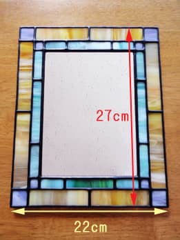 ステンドグラスミラー イエロー｜四季彩