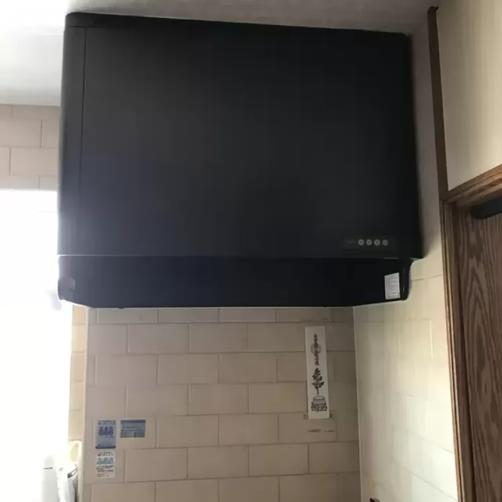 サンウェーブBV-913→リンナイXGR-REC-AP904SV｜堺市東区のレンジ