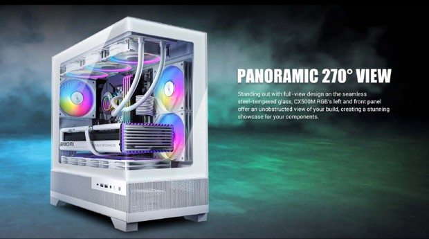税込約1万円のピラーレスPCケース、Antec「CX500M RGB」シリーズ6月15