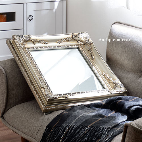 卓上アンティーク調ミラー 大 ミラー ドレッサー アンティーク調ミラー