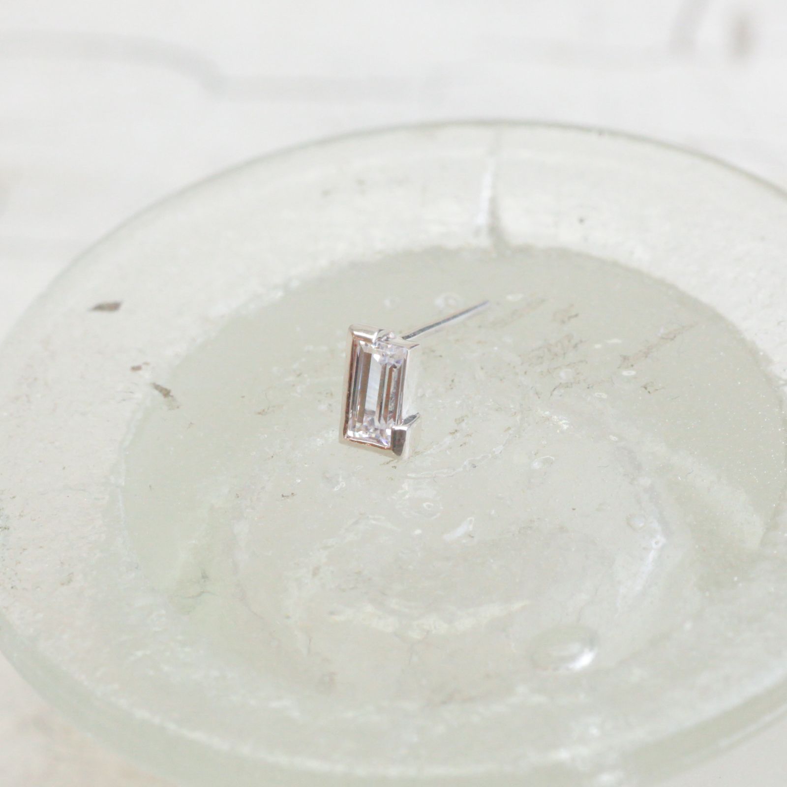 e.m. - 【即日発送可】e.m. / シルバー925/ジルコニアピアス＊廃番商品