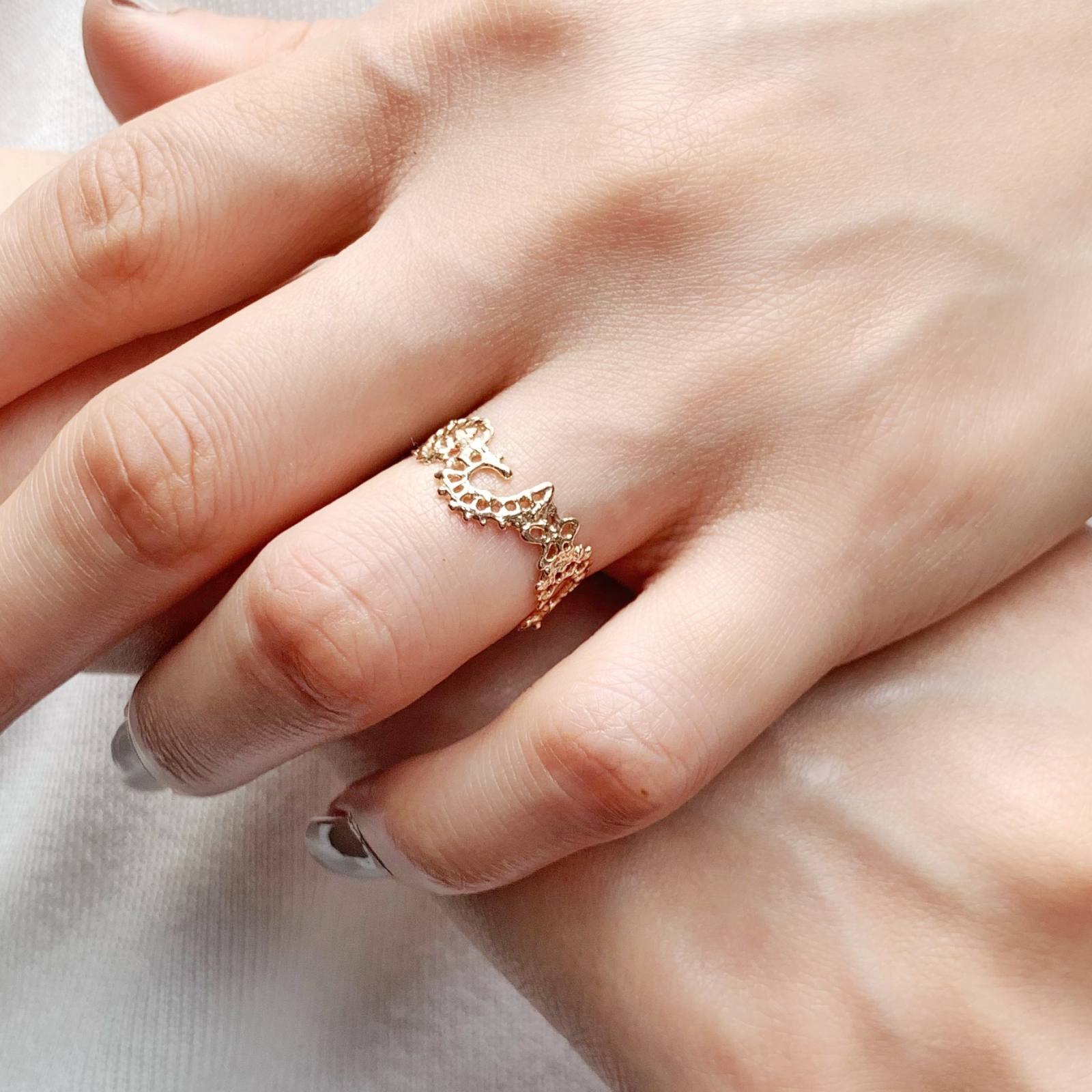 KAORU - 【即日発送可】スワトウSリング(K10)(11号) | GENTiL|ジャン