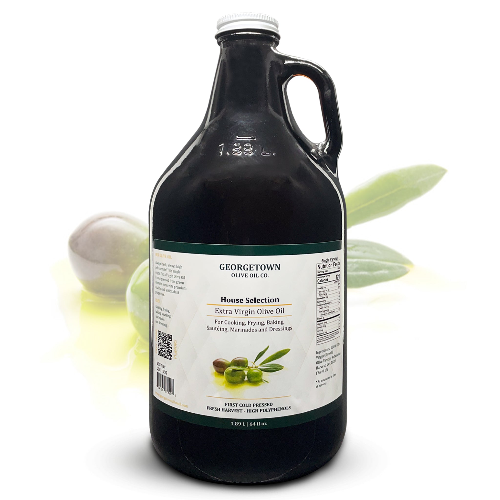 Extra Virgin Olive Oil for Cooking - 64oz Grolwer – Georgetown