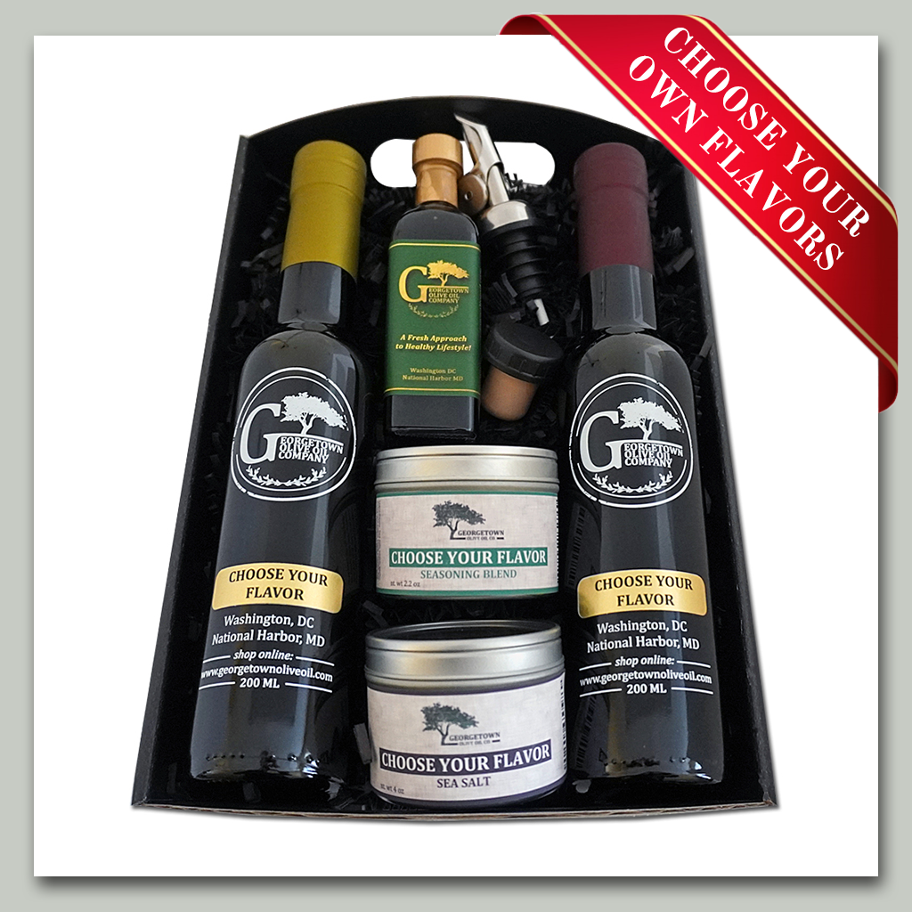 Olive Oil | Balsamic | Sea Salt | Seasoning | Gift Tray Collection
