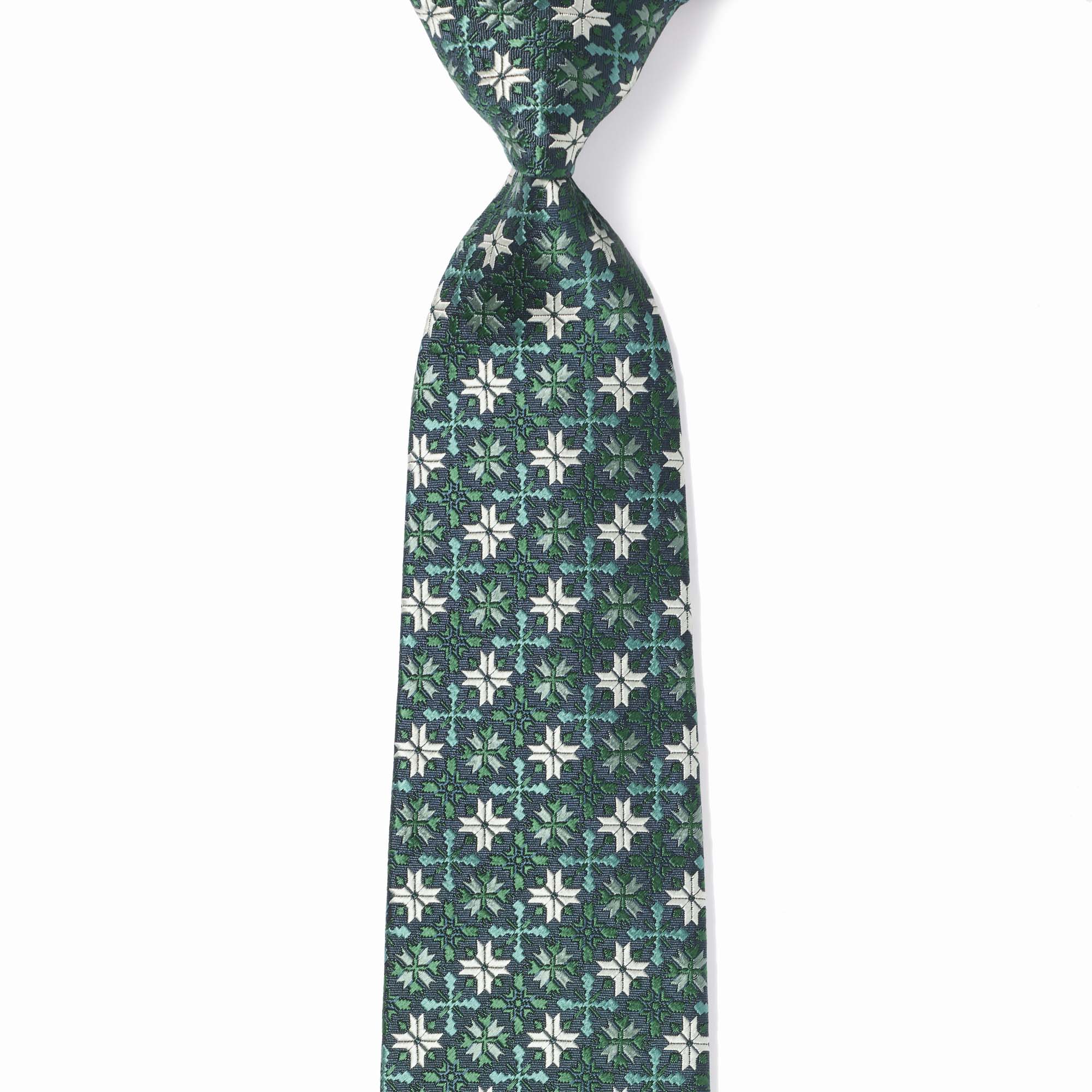 クリスタルチェック(グリーン): ネクタイ | 銀座田屋