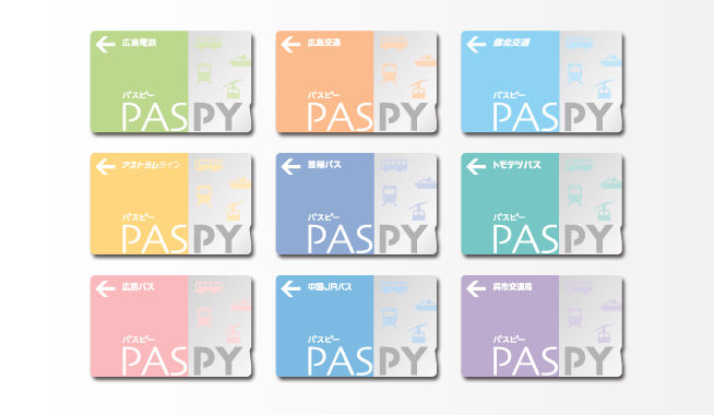 広島県交通系ICカード・パスピー_PASPY ｜ 株式会社GKデザイン総研広島