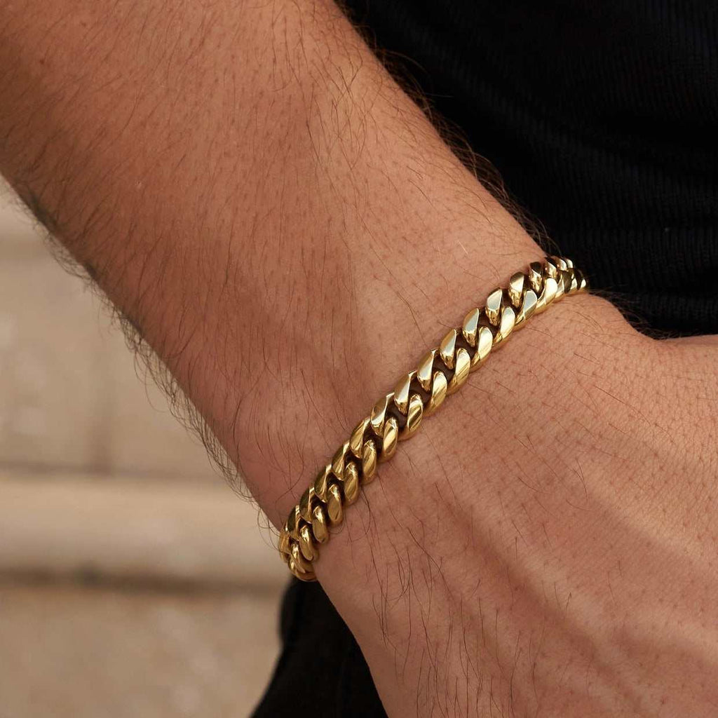 Miami Cuban Link Bracelet - 8mm - The GLD Shop
