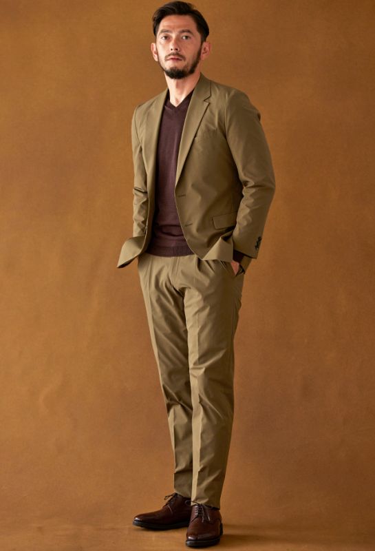 SET UP FABRIC - セットアップ(メンズ)のオーダースーツ着こなし一覧