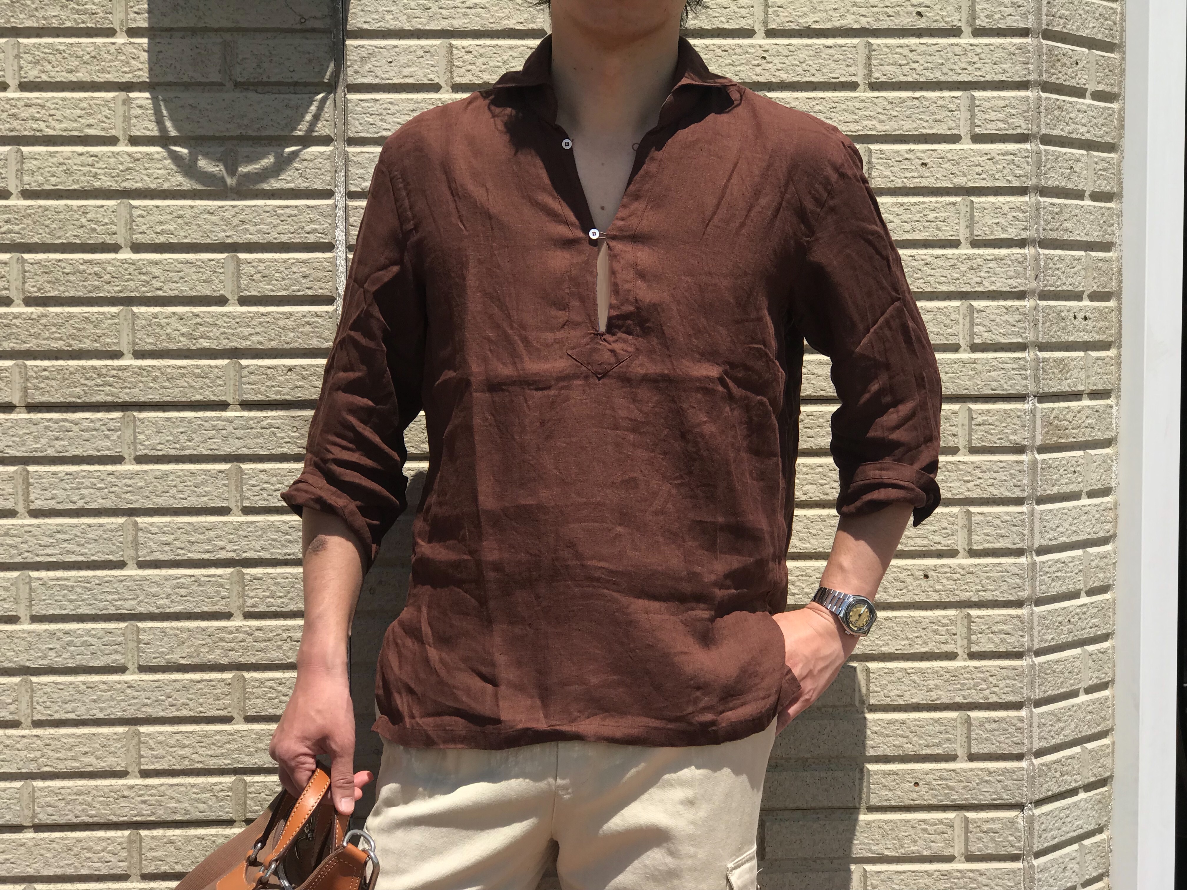 GLORYGUY & Cachette｜夏の風物詩、カプリシャツ始めました! Mario