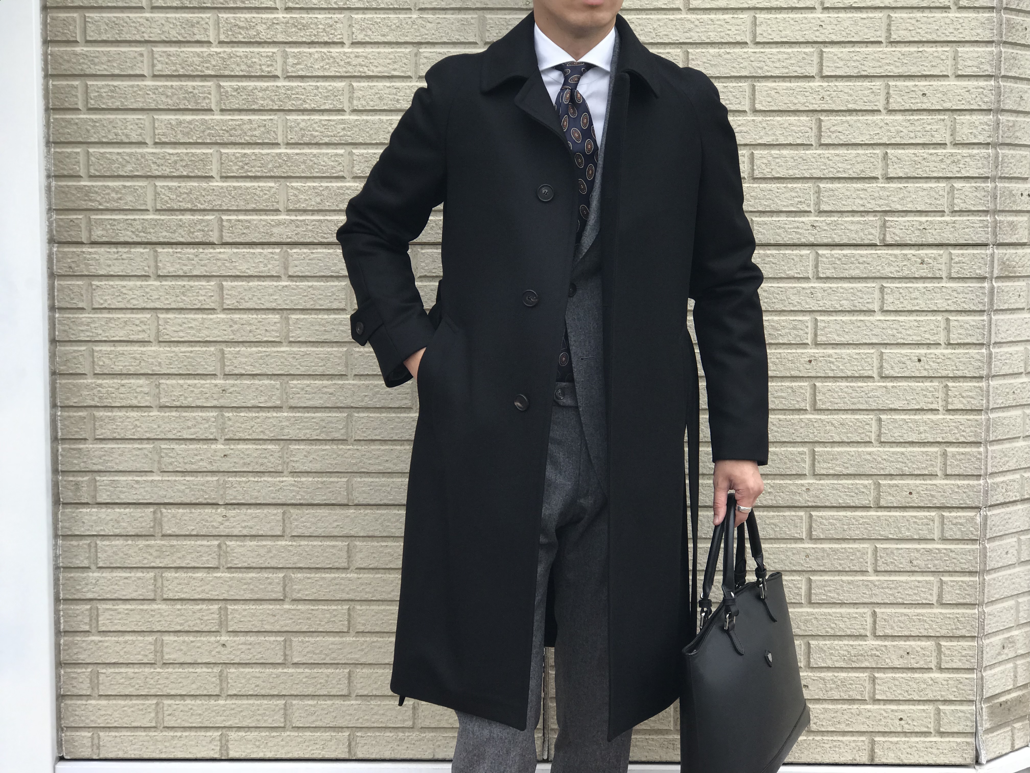 TAGLIATORE タリアトーレ ダブルベルテッドコート RIPA 44 渾身の一着