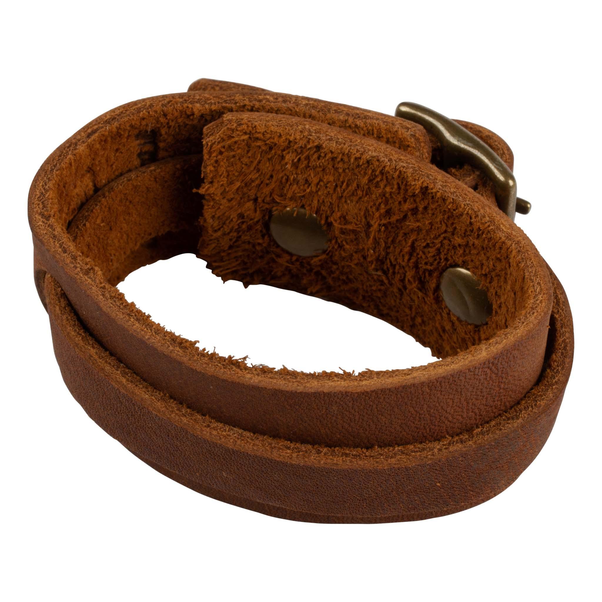 Handmade Leather Cuff Bracelet - Glory Haus – GLORY HAUS