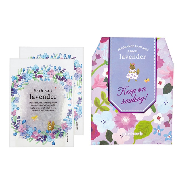 サンハーブ サンクスバスソルトセット ラベンダー(ラベンダー