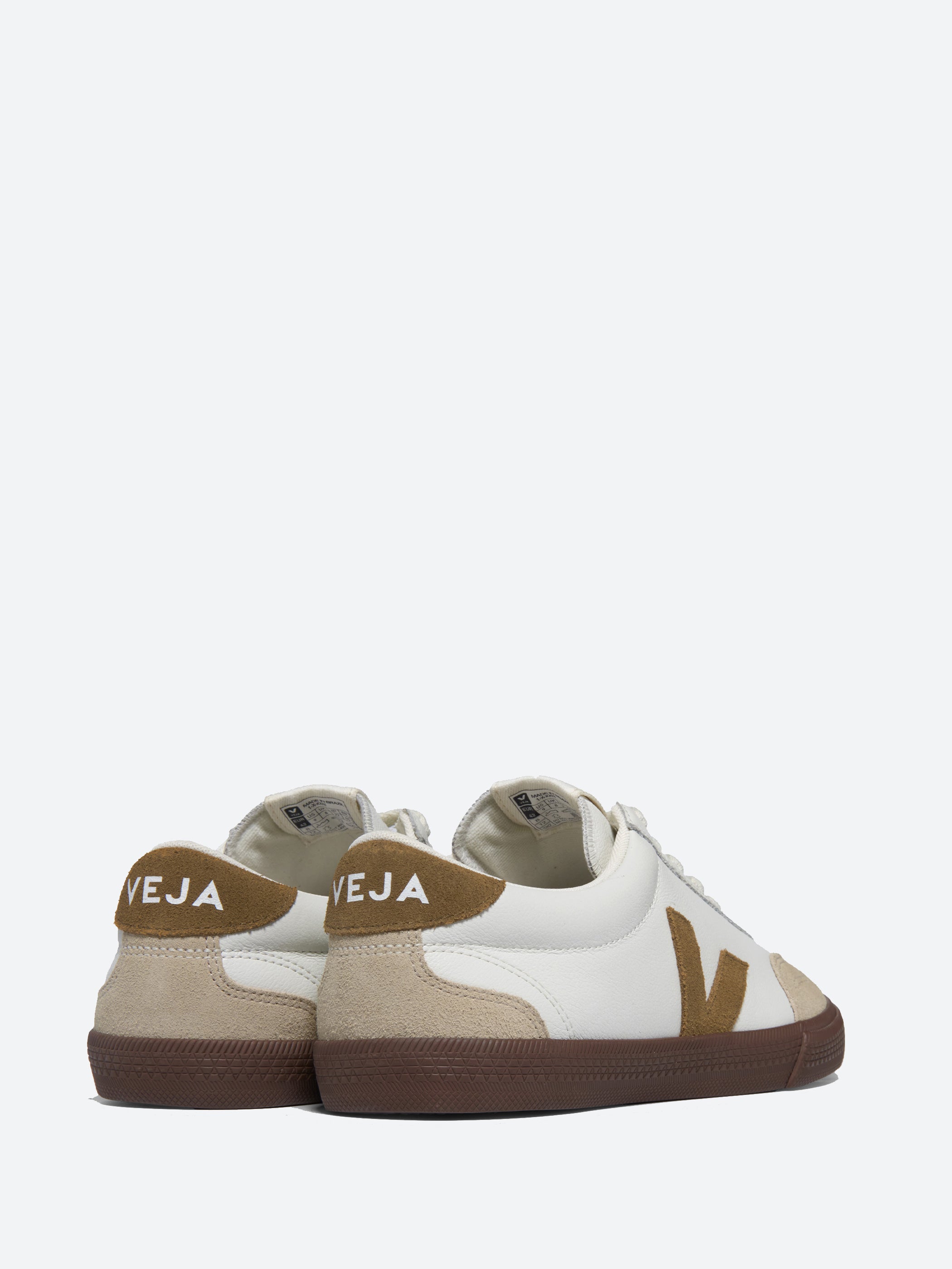 Veja - Volley Leather White Tent Bark – gravitypope