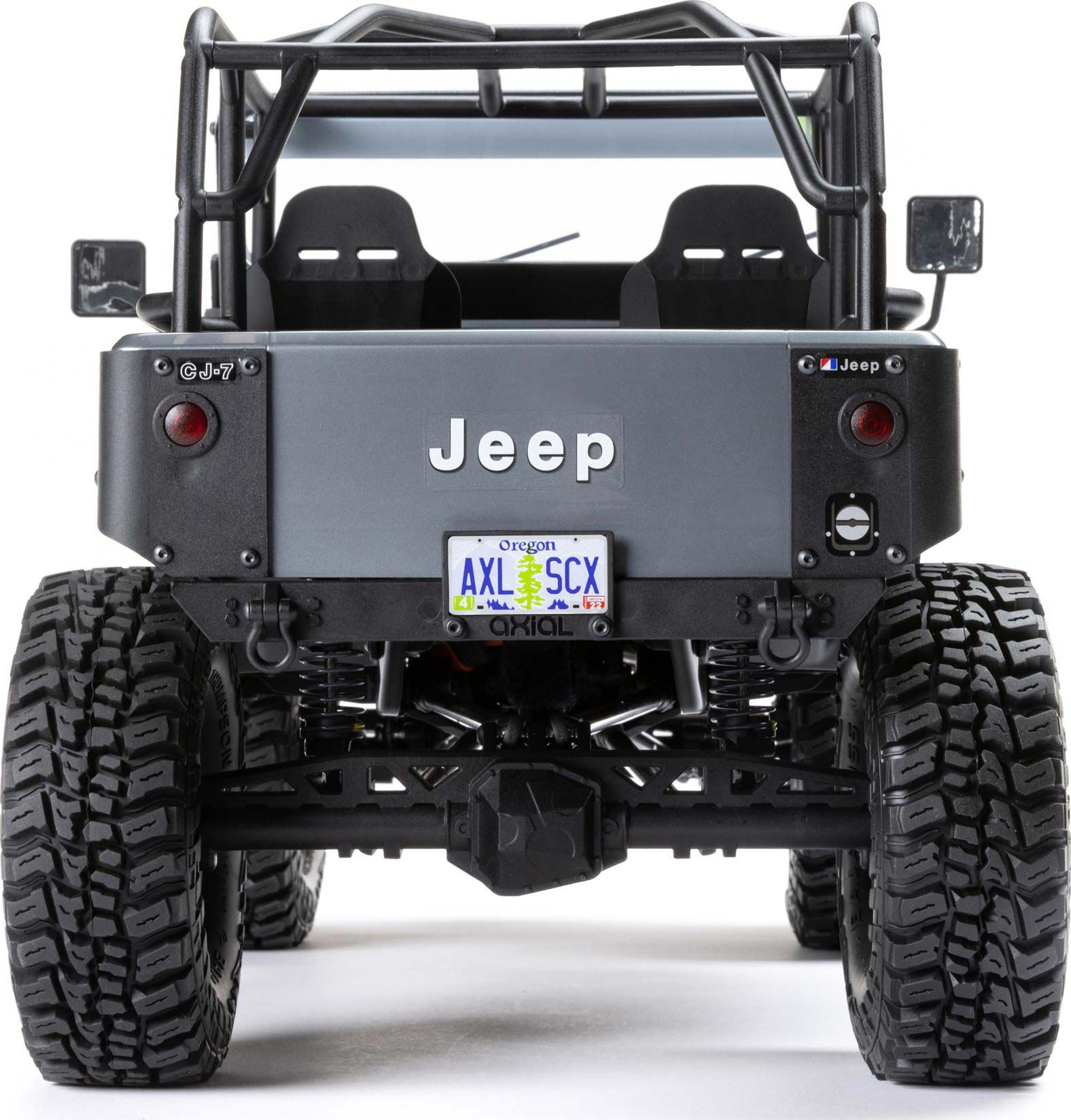 AXL03008T2 - 1/10 SCX10 III Jeep CJ-7 4WD Brushed RTR, Grey By