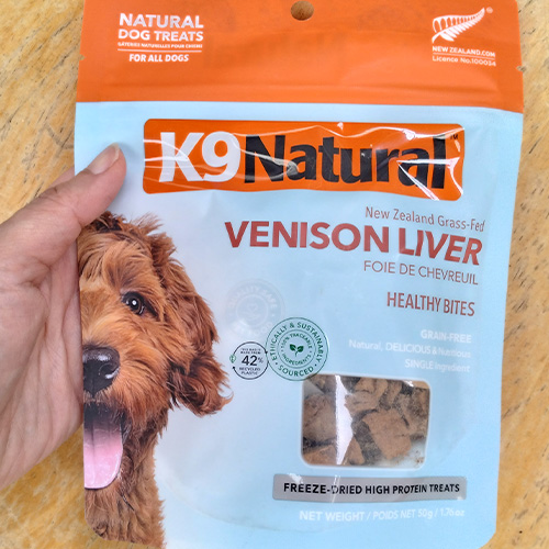 K9ナチュラル フリーズドライ ベニソン・レバー トリーツ K9NR9FDK-00