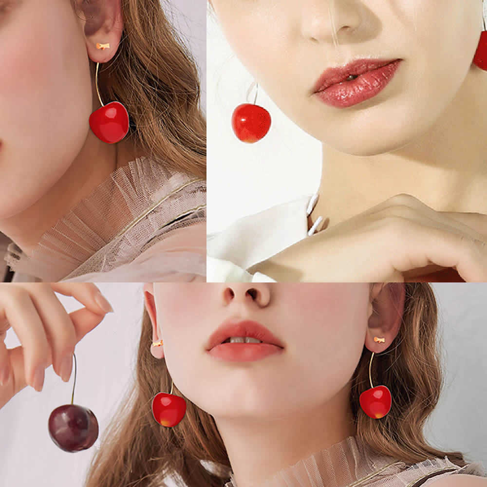 さくらんぼ アメリカンチェリー ピアス: ファッションピアス | ボディ