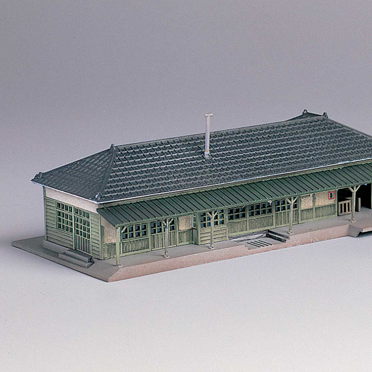 2128＞ローカル駅舎｜ストラクチャーキット｜Nゲージ鉄道模型の