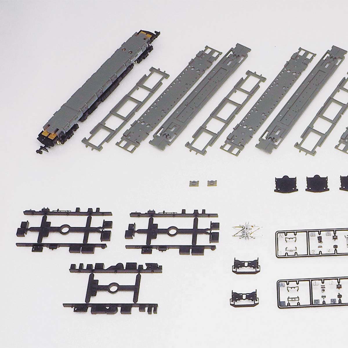 7505＞床下台車セット 通勤タイプ 冷房車 基本4両用A（動力付き