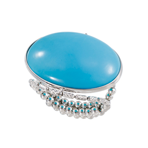 GSTV パラジウムシルバー950 白蝶貝 Mia フェザータッチイヤリング