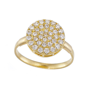 GSTV PT950 ダイヤモンド フレックス リング D 約0.17ct