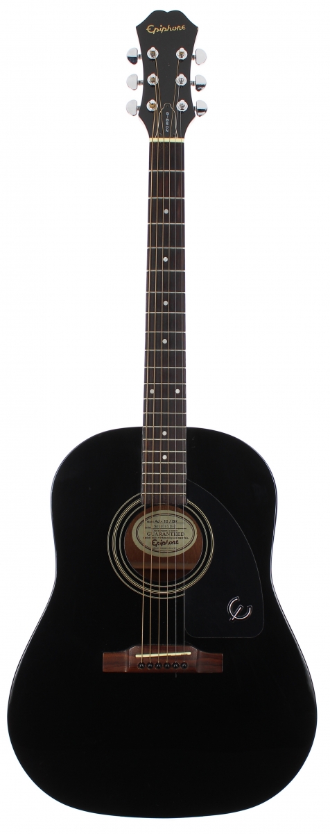 2000 Epiphone AJ-10/BK acoustic guitar